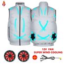 Men Summer Air Conditioning USB Charging Cooling sport vest Outdoor summer vest