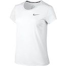 Nike W Nk Brthe Rapid Ss - Camiseta de manga corta, mujer, Blanco (White/White), XS