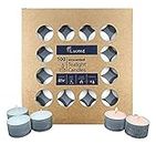 100x Lume Tealight Candles 8 Hours Burning Time,White