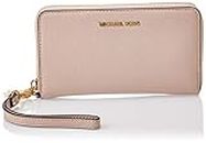 Michael Kors MICHAEL Women's Large Flat Phone Wristlet, Soft Pink, One Size