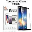 2-Pack Tempered Glass For Samsung Galaxy S8 S9 Plus Note 8 9 10 Screen Protector