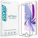 HPTech Screen Protector for iPhone 7 Plus, 8 Plus - [Japan Tempered Glass] For Apple iPhone 8 Plus, iPhone 7 Plus, iPhone 6S Plus, iPhone 6 Plus [5.5-inch] Easy to Install, 2-Pack