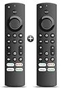 2 Pack Replacement Remote for All Insignia TV/ToshibaTV/Pioneer TV, AMZ Omni TV/ 4-Series Smart TVs, Hisense TV, with 4 Shortcut Keys (Not for TV Stick 2nd Gen, 3rd Gen, Lite, 4K and Box)