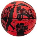 AND1 Street Art Rubber Basketball: Official Regulation Size 7 (29.5 inches) Rubber Basketball - Deep Channel Construction Streetball, Made for Indoor Outdoor