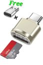 USB C to Micro SD SDXC TF Card Reader Type C Adapter USB/TF/Micro SD OTG