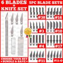 Hobby Exacto Knife X-Acto Xacto Set Blade Handle Art Craft Tool Precision Refill