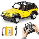 Zest 4 Toyz RC Car Remote Control Toys for Boys USB Rechargable Off Road Vehicle Toy Cars for Kids Best Birthday Gift (Yellow)