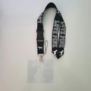Pink Victoria's Secret Accessories | Key Holder Love Pink Victoria's Secret One Size Lanyard & Vaccine Card Cover B | Color: Black/White | Size: Os
