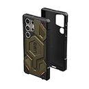 Urban Armor Gear UAG Galaxy S24 Ultra Case, Monarch Pro Rugged Heavy Duty Protective Case/Cover Designed for Galaxy S24 Ultra 5G (6.8-inch) 2024, Magnetic Charging Compatible -Kevlar Element Green