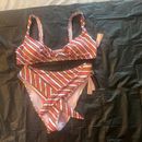 Victoria's Secret Swim | 2/20$ Victoria Secret Swim-Victoria’s Secret Multi-Colored Stripe Bikini | Color: Red | Size: S