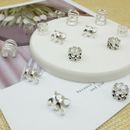 Locs Accessories for Hair, 80Pcs Silver Dreadlock Beads Loc Jewelry Metal Braid 