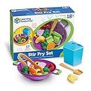 Learning Resources New Sprouts Stir Fry Set, Pretend Play Food Set, Kitchen Toys,17 Piece Set, Ages 18mos+