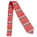 KESYOO Christmas Ties Funny Decorative Christmas Necktie Xmas Theme Ties for Men Boys Christmas Party Costume Accessories