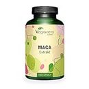 MACA Peruviana Vegavero® | L’UNICA con 0,2% di Macamidi e Macaeni | Fornitura per 6 mesi | 180 capsule | Vegan Maca Root