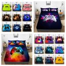 New Fitted Sheet Set and Pillowcases KS/D/Q/K Games Console Cozy Bed Decor Gift