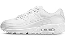 Nike Women's WMNS Air Max 90 Trainers, White, 8.5 US