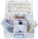 XXXL Electronic Component Assortment Box Kit, 5228 pcs, Capacitors, Transistors, Potentiometers, Diodes, ICs, Inductors, Regulators, Mosfets, Trim Pots, LEDs, PCB, Photoresistors, Terminals, Resistors