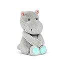 B. Softies – Plush Hippo – Stuffed Animal – Soft & Gray Hippopotamus Toy – Washable Toys for Baby, Toddler, Kids – Happyhues – Gerry Grey – 0 Months +