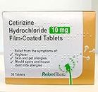 Hayfever Allergy Relief Cetirizine 10mg 30 Tablets