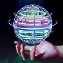 Flying Orb Ball Toys Soaring Hover Fidget Hand Controlled Mini Drone Cosmic Globe Spinning Kids Adults Outdoor Fly Toy Birthday Gift Cool Stuff for Boys Girls 6 7 8 9 10+ Year Old by Tikduck (Blue)