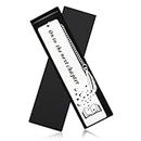 Stainless Steel Bookmark, On to The Next Chapter Bookmarks Metal Book Lover Gifts Funny Bookmarks for Women Men Teacher Classmates, Book Accessories with Feather Pendant & Box