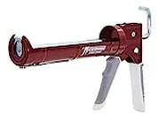 Newborn 930-GTD Drip-Free Smooth Hex Rod Cradle Caulking Gun with Gator Trigger Comfort Grip, 1/10 Gallon Cartridge, 10:1 Thrust Ratio