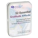52 Essential Gratitude Attitude: Journal & Conversation Cards to Boost Mood & Mindset - Empowering Prompts, Self-Help Affirmations, and Insightful Quotes - by Harvard Educator for Kids & Adults