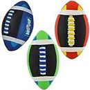 Franklin Sports Mini Sponge Foam Football - Grip-Tech Youth Football with Sift and Tacky, Easy Grip Cover - Perfect for Small Kids (Colors May Vary)