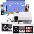 Classic Retro Console, 8-bit AV Output Mini Video Game Console Built-in 620 Games with 2 Classic Controllers