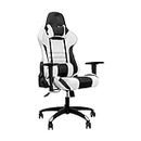 Leather Computer Chairs Gaming Chair High Back Racing Office Swivel Executive Chair with Headrest Adjustable Armrest and Lumbar Support for Adults Teens (Color : A) (A)