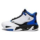 Nike Jordan MAX Aura, Kids Sports Shoes, White/Black/Hyper Royal, 5.5 US Big Kid