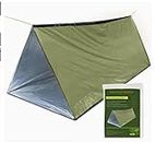FLYTOP Emergency Tent Shelter Ultralight Survival Tent Emergency Shelter Tube Tent Weatherproof Tent for Camping Hiking.