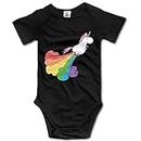 Fart Rainbow Unicorn Unisex Baby Bodysuit Onesie Baby Clothes