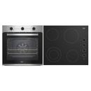 Beko 60cm Electric Cooking Pack - 5 Function Oven + Ceramic Cooktop BCPCCF2