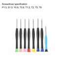 Phone Pry Opening Tools Kit 25 in 1 for Cellphone Mobile Phone Laptop PC Repair - Multicolor