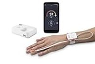 Masimo Safetynet Alert, Pulse Oximeter Sensor Technology with Alarm, Wearable SpO2 Wrist & Finger Oxygen Saturation Monitor for Continuous & Overnight Sleep Blood Oxygen & Pulse Rate Monitoring
