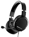 (Refurbished) SteelSeries Arctis 1 Wired Gaming Headset – Detachable ClearCast Microphone – Lightweight Steel-Reinforced Headband – for PC, PS5, PS4, Xbox Series X|S, Xbox One, Nintendo Switch, Mobile – Black.