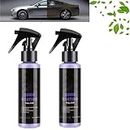 LANHAO Car Paint Coating Agent, Car Ceramic Coating Spray, 3 in-1 High Protection Quick Car Coating Spray Fast-Acting, Anti Dirt - Boost Gloss