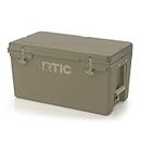 RTIC 65 QT Ultra-Tough Cooler Hard Insulated Portable Ice Chest Box for Beach, Drink, Beverage, Camping, Picnic, Fishing, Boat, Barbecue, Olive