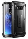 SupCase Full-Body Rugged Holster Case for Samsung Galaxy S8, with Built-in Screen Protector for Galaxy S8 (2017 Release), Not Fit Galaxy S8 Plus, Unicorn Beetle Shield Series - Retail Package (Black)