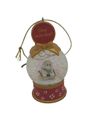 Danbury Mint Pug Dog Show Snow Globe Christmas Ornament 3.5" Vintage Bichon