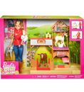 BARBIE Sweet Orchard Farm - Blonde Vet & Playset with 7 Animals and Accessories!