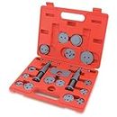 Keaa Universal Brake Caliper Tool, Heavy Duty Brake Caliper Compression Tool Caliper Piston Tool for Brake Pad Replacement Reset, with Thrust Bolt Assemblies Retaining Plates (18 Pieces)