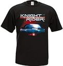 Knight Rider Retro Movie Tv Series Black - Camiseta para hombre, Negro , M