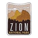 Vagabond Heart Zion National Park Patch - Zion Souvenir - Iron On Travel Badge