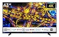 Toshiba 43UL4D63DGY 43 Zoll Fernseher / Smart TV (4K Ultra HD, HDR Dolby Vision, Sound by Onkyo, Triple-Tuner) - 6 Monate HD+ inkl. [2023]