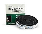 15FT High-Temp Seal Gasket for Smoker, Big Green Egg Gasket Replacement Accessories - Grill Felt with Adhesive, 7/8" in Wide, 1/5" in Thick, for Kamado Joe JR, Vision Grill Classic Series