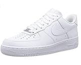 Nike Men's Air Force 1 Basketball Shoes Pure Platinum/Pure Platinum/White 10