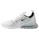 Nike Men's Air Max 270 Sneaker, White White Black White 100, 9