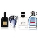 Brrnoo Parfums For Men,25 ml 4 Bottles Men's Perfume Mens Aftershave Eau de Toilette,Fragrance Cologne Perfume Gift for Husband Father Boyfriend, 1.0 count